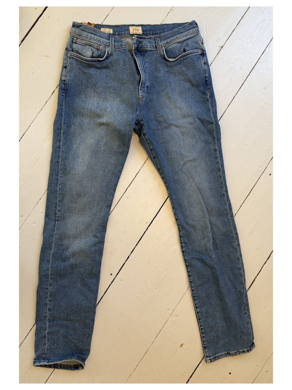 J.Crew 770 Straight Fit Blue Stretch Jeans Men's 34 x 34